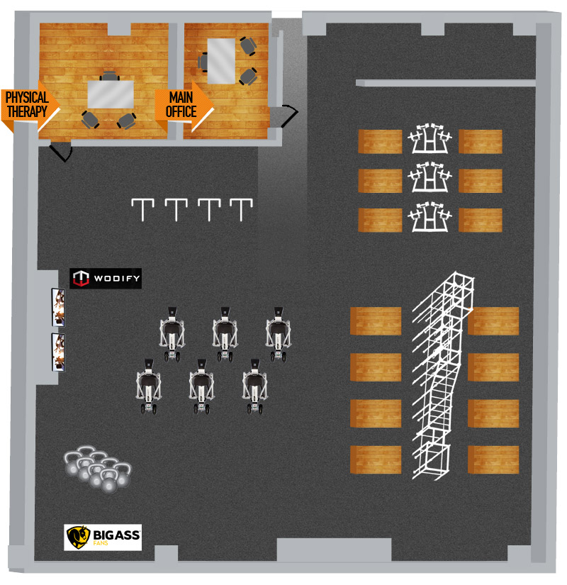 Gym layout